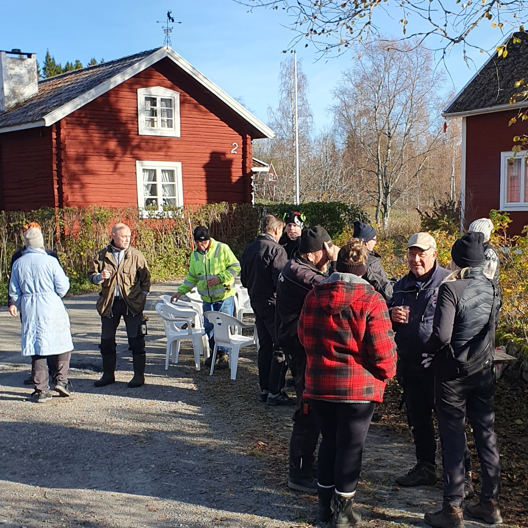 Effektiv arbetsdag: en timme! Tack alla!
